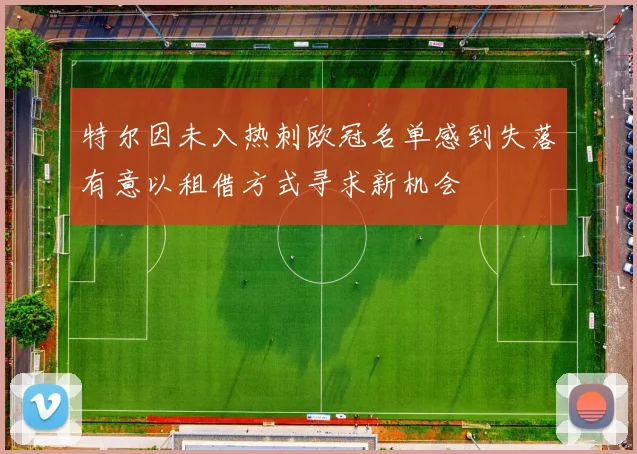 特尔因未入热刺欧冠名单感到失落有意以租借方式寻求新机会